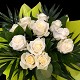 Bouquets et compos fleuries : Roses Blanches