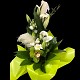 Bouquets et compos fleuries : Bouquet avec Lys blanc