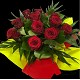 Bouquets et compos fleuries : Bouquet roses rouges 
