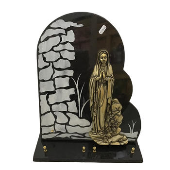 Vierge fond noir 160