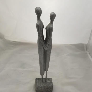 Art contemporain couple 30cm